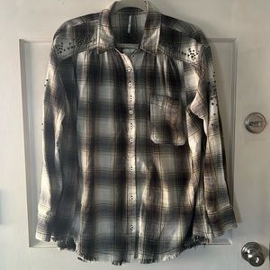 Free People Lite Flannel Shirt (M)